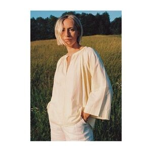 Christy Dawn Lorena Blouse in Chamomile Khadi